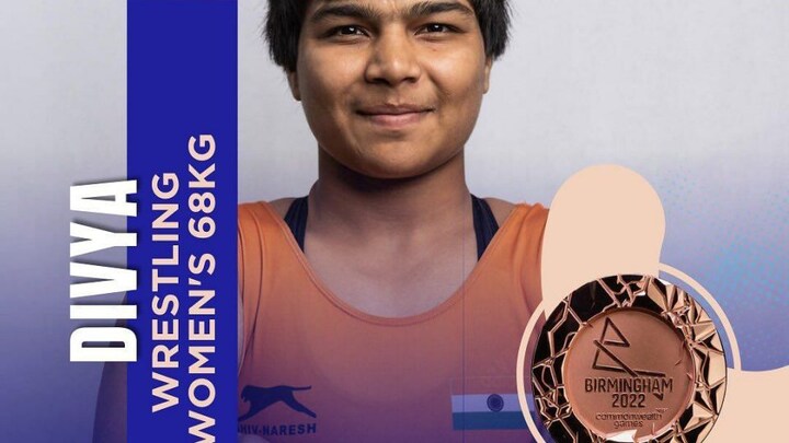 CWG 22: मुजफ्फरनगर की बेटी दिव्या ने हासिल किया ब्रॉन्ज मेडल, महज 26 सेकिंड में जीता मैच UP Tak