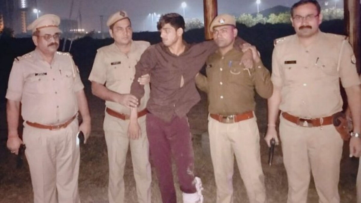 नोएडा: दिवाली के पटाखों के बीच गूंजी गोली की आवाज, पुलिस मुठभेड़ में चेन स्नैचर घायल UP Tak