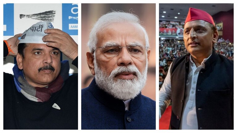 लाल बनाम काली, यूपी में अब टोपी पर सियासत, अखिलेश के समर्थन में PM मोदी पर हमलावर हुई AAP UP Tak