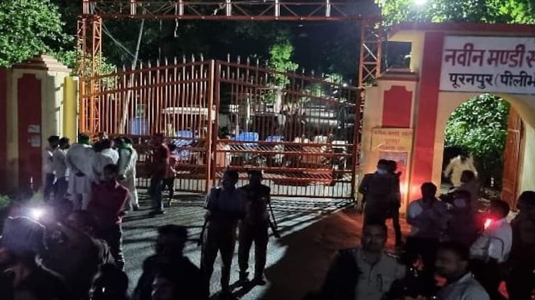 पीलीभीत: बारिश में भी धरने को मजबूर धान के किसान, देखें मंडी के बाहर यूं चल रहा आंदोलन UP Tak