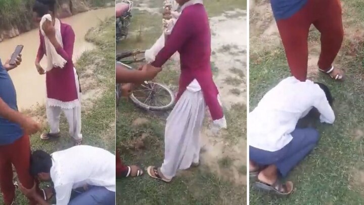 प्रयागराज: मनचलों के पैरों पर गिरा युवक, बोला- मंगेतर है मत छेड़ो, फिर भी नहीं माने UP Tak