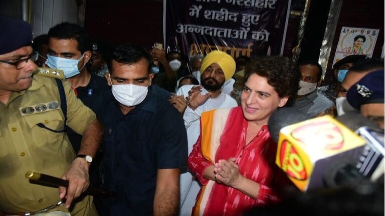 अस्थाई जेल से रिहा हुईं प्रियंका गांधी, राहुल गांधी के साथ लखीमपुर खीरी पहुंचीं UP Tak