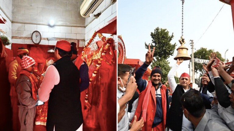 हिंदू प्रतीक अब नहीं हैं टैबू! यूपी चुनाव प्रचार में अखिलेश यादव खुलकर ले रहे इनका सहारा UP Tak