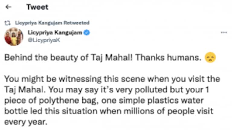 लड़की ने ताजमहल के पीछे की गंदगी दिखाई, SP नेता ने समझा विदेशी तो मिला ये जवाब UP Tak