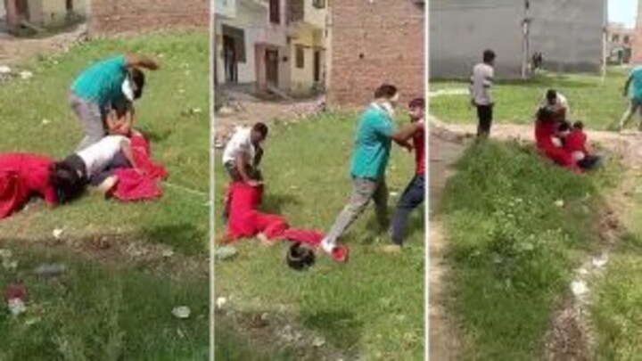 मुरादाबाद: दबंगों ने पति-पत्नी को सरेआम लात घूंसों और तमंचे के बट से मारा, वीडियो वायरल UP Tak
