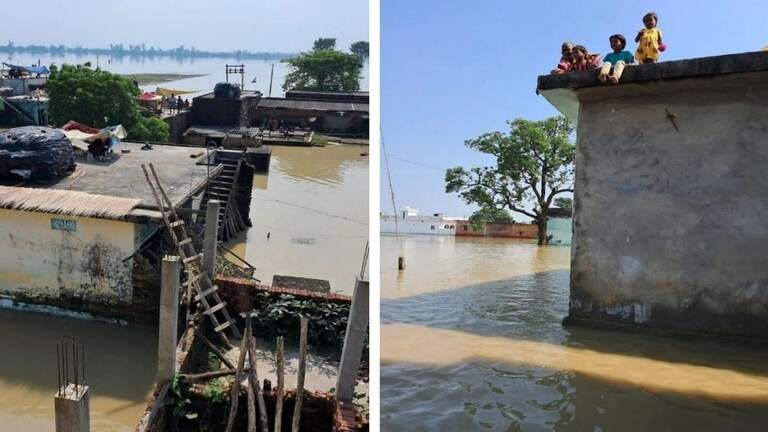 बलरामपुर: नहीं पहुंचा प्रशासन तो लिया गांवों की मदद का फैसला, नाव लेकर खुद निकल पड़े लोग UP Tak