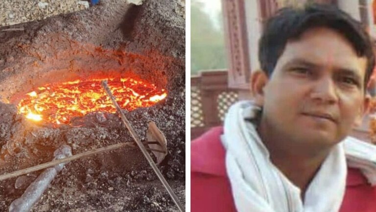 हापुड़: 1600 डिग्री पर धधक रही लोहा गलाने वाली भट्ठी, गिर गया युवक, परिवार ने लगाए ये आरोप UP Tak