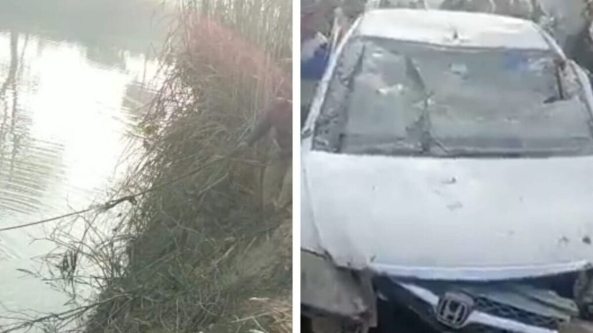 हापुड़: देर रात तालाब में जा गिरी कार, सुबह हुई घटना की जानकारी, सभी की मौत UP Tak