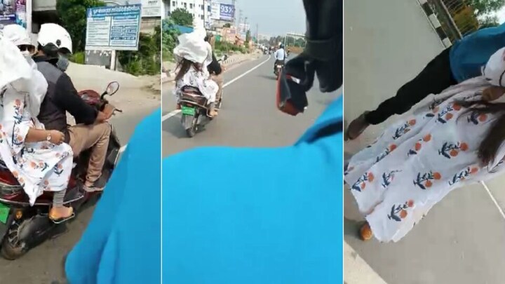 आगरा: पत्नी को BF के साथ स्कूटी पर घूमते देख पति ने किया हाई वोल्टेज ड्रामा, Video वायरल UP Tak