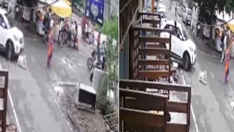 कानपुर: गाय के बछड़े को कार वाले ने कुचला, सामने आया सीसीटीवी फुटेज, एफआईआर दर्ज UP Tak