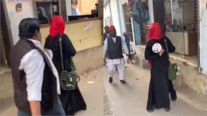 मुस्लिम महिला की पीठ पर स्टिकर लगाने का वीडियो हुआ वायरल, अब सामने आई भाई-बहन वाली कहानी UP Tak