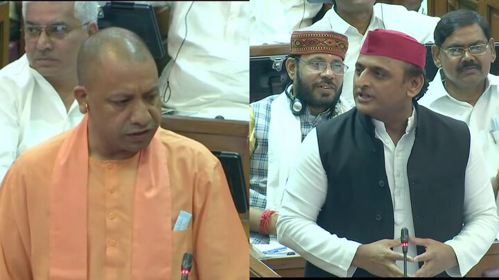 विधानसभा में योगी सरकार पर जमकर बरसे अखिलेश, रामचरितमानस विवाद पर कही ये बात मुख्यमंत्री योगी आदित्यनाथ और अखिलेश यादव