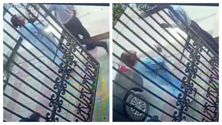 नोएडा: कार से उतरकर महिला ने गार्ड को बरसाए दे दना दन थप्पड़, बस इतनी थी वजह, वीडियो वायरल UP Tak