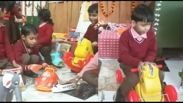 पढ़ाई के साथ-साथ खेल भी: वाराणसी के इस सरकारी स्कूल में खुली खिलौना लाइब्रेरी UP Tak