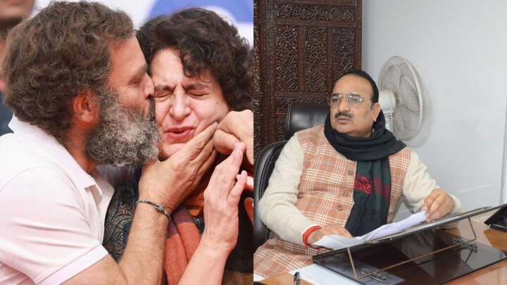 ‘बहन को सरेआम चूमना हमारी संस्कृति नहीं, बेहद शर्मनाक’, राहुल-प्रियंका गांधी पर BJP नेता UP Tak