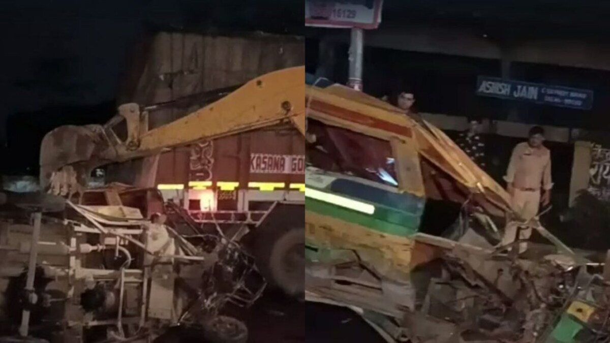 गाजियाबाद में भीषण सड़क हादसा, दो लोगों की मौके पर ही मौत, 8 की हालत गंभीर UP Tak