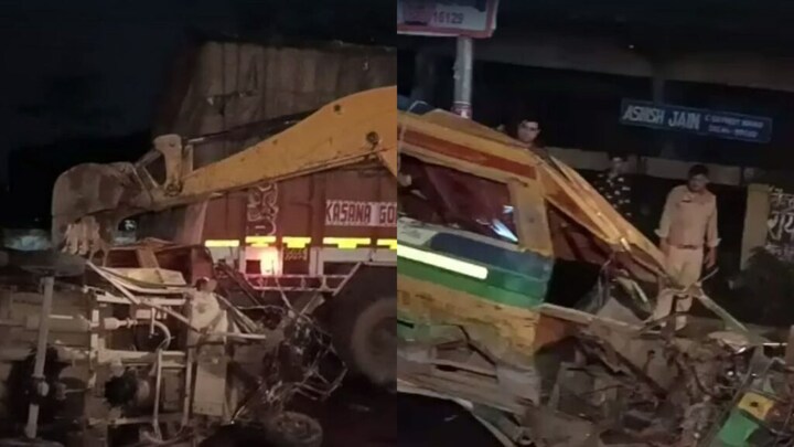 गाजियाबाद में भीषण सड़क हादसा, दो लोगों की मौके पर ही मौत, 8 की हालत गंभीर UP Tak