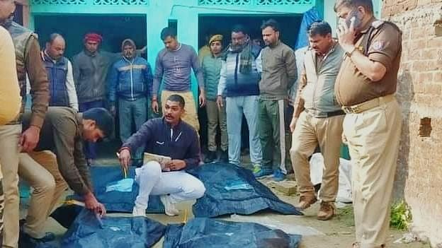 गोरखपुर: परिवार खत्म! पिता ने की पत्नी और बेटा-बेटी की गला रेत कर हत्या और लगाई आग? जानें UP Tak