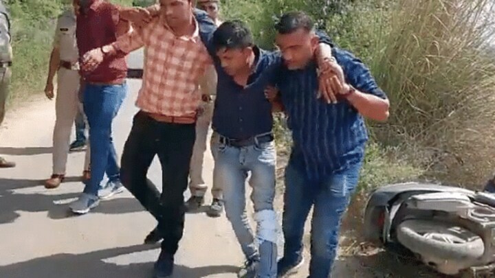 नोएडा: कार में बैठाकर लूटपाट करने के आरोपियों से पुलिस की मुठभेड़, एक के पैर में लगी गोली UP Tak