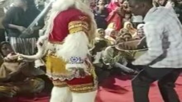 मैनपुरी: गणेश उत्सव के पंडाल में हनुमान बन नाचते हुए हो गई मौत, लोग नाटक समझ देखते रह गए UP Tak