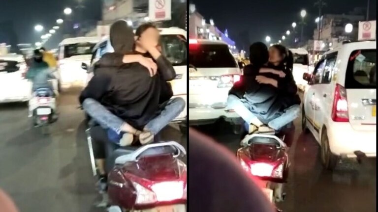 स्कूटी पर लड़के की गोद में बैठी थी लड़की, गले लगाकर किया था Kiss, अब कितनी हो सकती है सजा? UP Tak