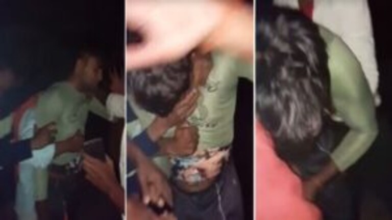हमीरपुर: प्रेमिका के साथ कमरे में बंद सिपाही को खींचकर बाहर लाए लोग! पिटाई कर बनाया Video UP Tak