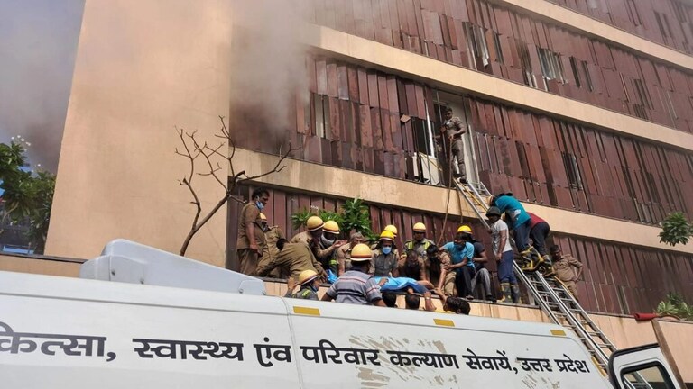 लेवाना होटल अग्निकांड: CM योगी ने 19 अधिकारियों के खिलाफ कार्रवाई के दिए निर्देश UP Tak