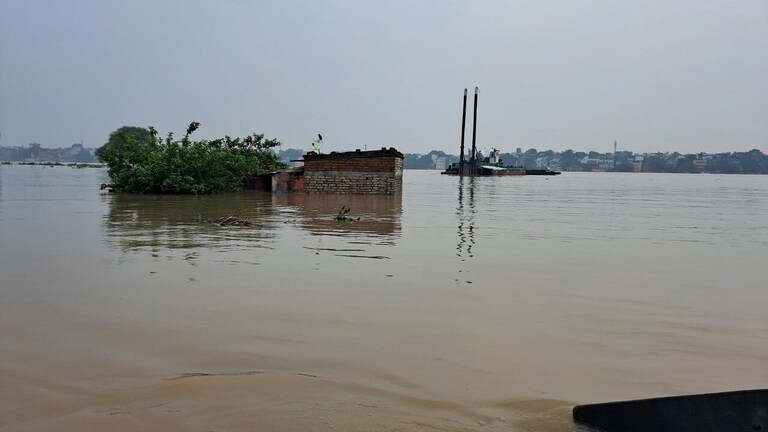 पीएम मोदी ने वाराणसी के जिस गांव को लिया है गोद वहां बाढ़ का ये है हाल, देखिए UP Tak