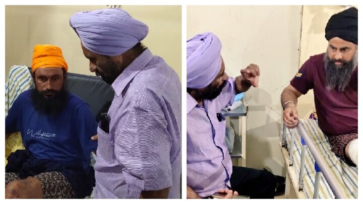 लखीमपुरी खीरी हिंसा: योगी सरकार के मंत्री बलदेव सिंह घायल किसानों से मिलने अस्पताल पहुंचे UP Tak