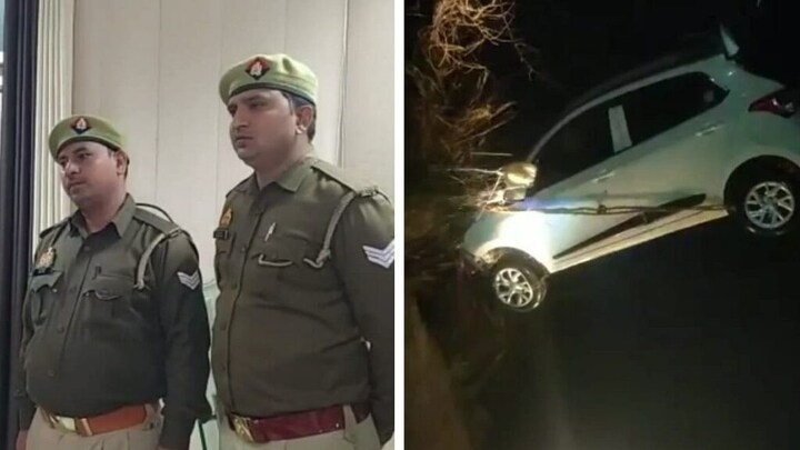 इटावा: नहर में गिरी कार तो जान की परवाह किए बिना कूद गए पुलिस के ये जवान, बन गए ‘देवदूत’ UP Tak