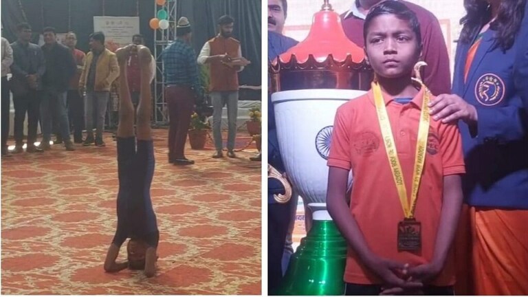 बहराइच: गजब! पैरों से 40% से अधिक विकलांग है छात्र मगर शीर्षासन में रच दिया नया कीर्तिमान UP Tak