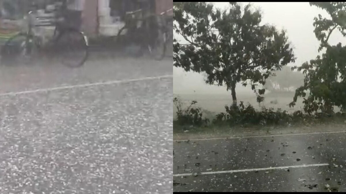 बाराबंकी से लखीमपुर खीरी तक, बारिश संग खूब पड़े ओले, यूपी में मौसम को लेकर आया ये अलर्ट UP Tak