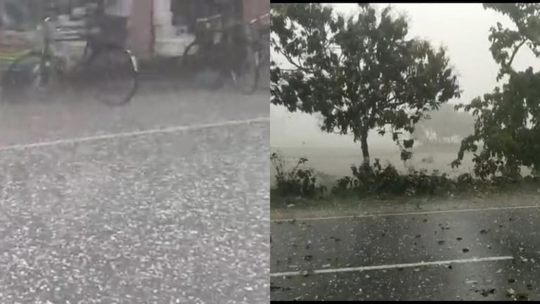 बाराबंकी से लखीमपुर खीरी तक, बारिश संग खूब पड़े ओले, यूपी में मौसम को लेकर आया ये अलर्ट UPTak