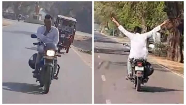 बांदा: दोनों हाथ छोड़ बाइक पर कर रहा था स्टंट, पुलिस ने काटा ऐसा चालान अब नहीं करेगा ये काम UP Tak