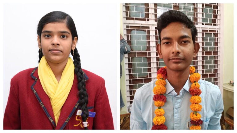 सुभ और प्रियांशी ने यूपी बोर्ड में टॉप किया
