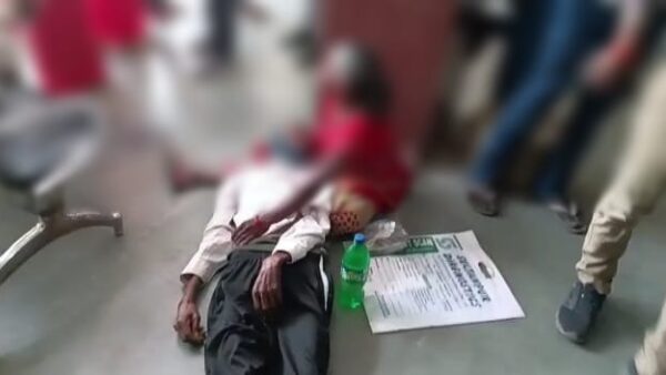 सुल्तानपुर में पत्नी की गोद में पति ने तोड़ा दम, इलाज के लिए करते रहे डॉक्टर का इंतजार