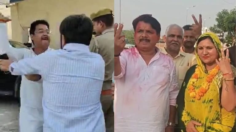 सपा MLA राकेश सिंह ने जिस BJP नेता को पीटा, गौरीगंज चुनाव में उनकी पत्नी ने चुका लिया ‘बदला’ सपा MLA राकेश सिंह ने जिस BJP नेता को पीटा, गौरीगंज चुनाव में उनकी पत्नी ने चुका लिया 'बदला'