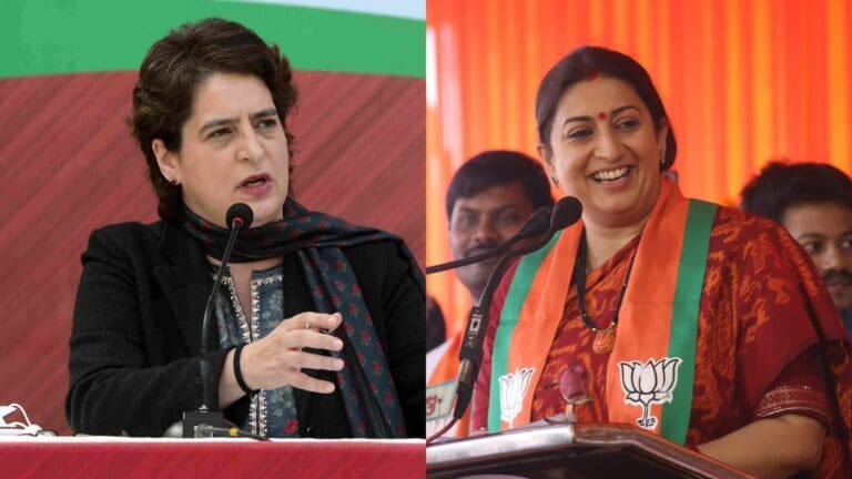 UP Political News: ‘प्रियंका गांधी को सड़क पर नमाज पढ़ते हुए देखा’ – स्मृति ईरानी ने किया बड़ा दावा प्रियंका गांधी और स्मृति ईरानी