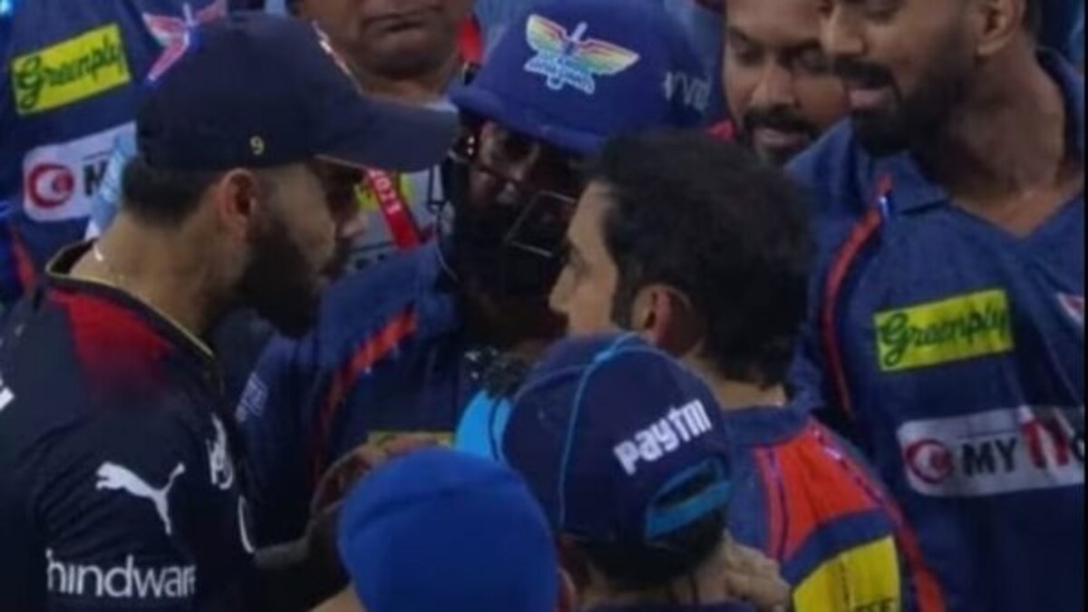 इकाना स्टेडियम में विराट और गंभीर के बीच भिडंत का वीडियो वायरल, इस बात को लेकर जोरदार हुई बहस virat aand gambheer fight