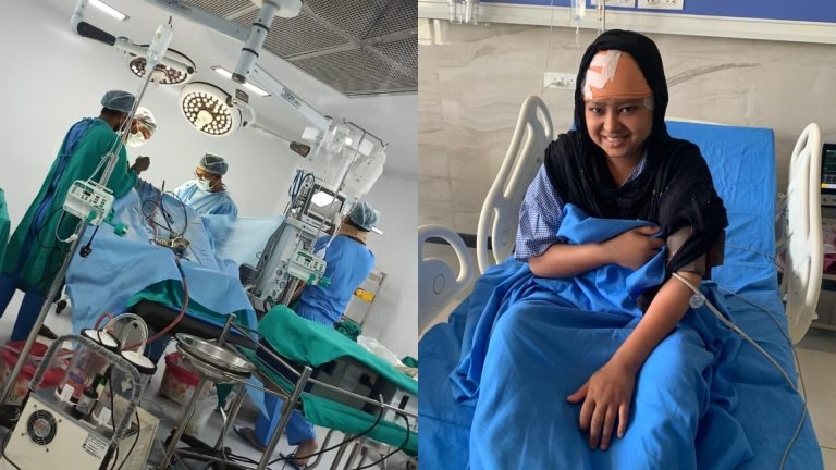 ब्रेन ट्यूमर से पीड़ित लड़की की चली गई थी आंखों की रोशनी, ऑपरेशन के बाद मिली नई जिंदगी UP Tak
