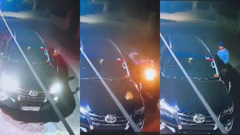 कानपुर में हुई गजब की चोरी, स्कूटी से आए चोर और यूं चुरा ले गए फॉर्च्युनर, देखें वीडियो UP Tak