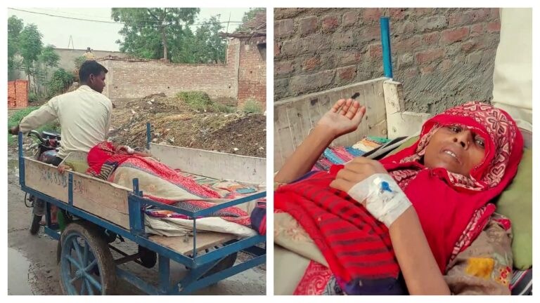 पत्नी बीमार हुई और एंबुलेंस आई नहीं, परेशान पति ने निकाला ऐसा जुगाड़, देखकर हो जाएंगे हैरान UPTak