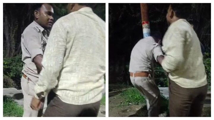 आगरा पुलिस के इकबाल को चुनौती! शराबी युवकों ने दारोगा का गिरेबान पकड़ कहा- ‘कौन है बे तू?’ UP Tak