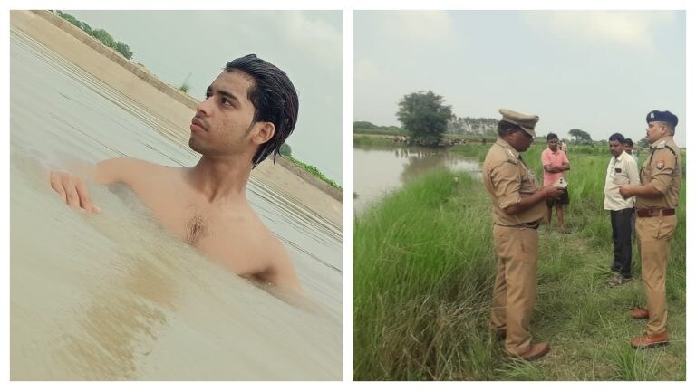 मौत से चंद सेकेंड पहले का वीडियो: नानी की मौत पर आए 2 भाई नदी में बनाने लगे रील, डूब गए UP Tak