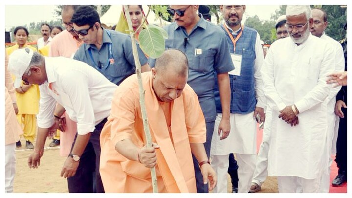 यूपी सरकार के वृक्षारोपण अभियान में 1 दिन में लगे 30 करोड़ पौधे, इस टेक्नोलॉजी से रहेगी नजर UP Tak