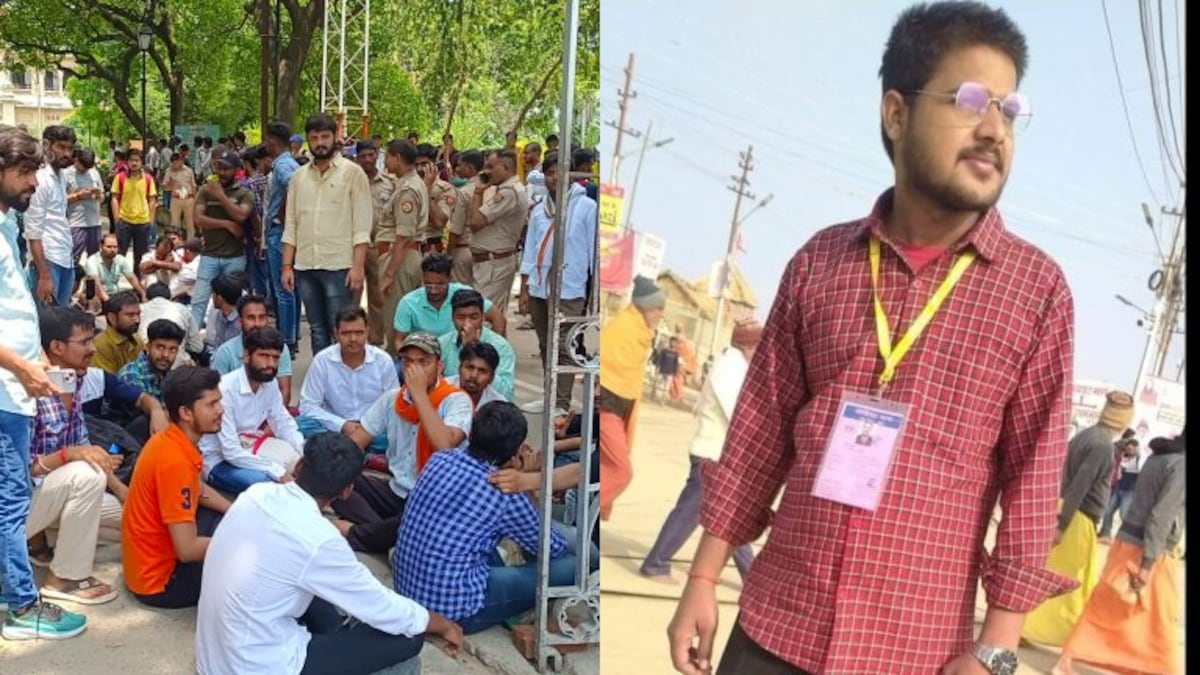 इलाहाबाद विश्विद्यालय में साथी की मौत को लेकर फूटा छात्रों का गुस्सा, गेट बंद कर की नारेबाजी UP Tak