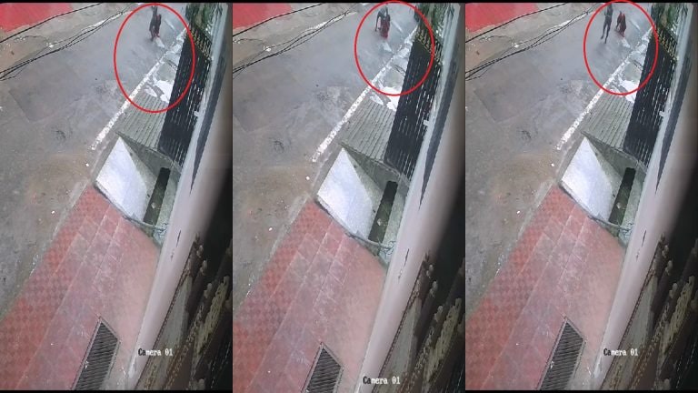 लखनऊ: सुंदरकांड का पाठ करने जा रही महिला से चेन स्नेचिंग, CCTV फुटेज आया सामने UP Tak