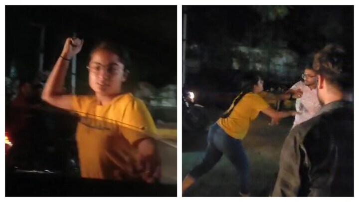 कानपुर में पति संग मोमोज खाने गई थी महिला, लड़ाई हुई तो घूंसा मार तोड़ा कार का शीशा, वीडियो वायरल UP Tak