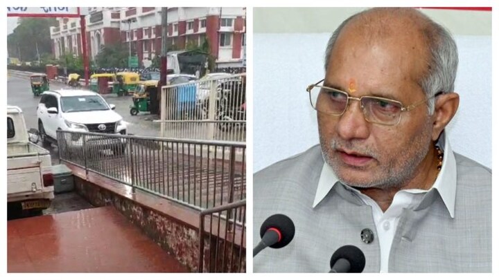 चारबाग स्टेशन पर मंत्री धर्मपाल सिंह की गाड़ी को दिव्यांग रैंप से सीधे प्लेटफॉर्म पर चढ़ाया फिर दी ये सफाई UP Tak