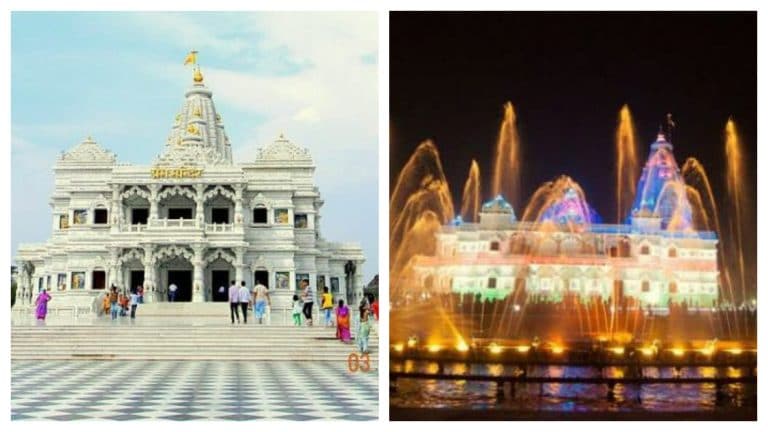 इटली से आए पत्थर, दिन में सफेद तो रात में बदलता है रंग, जानें वृंदावन के प्रेम मंदिर की खासियत UP Tak